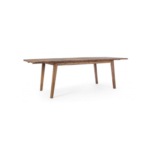 VARSAVIA ausziehbarer Outdoor-Holztisch 180-240x90x h76 cm
