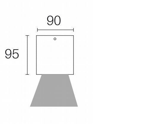 Deckenstrahler 6W LED 4000K Lula-Graphit-Linie