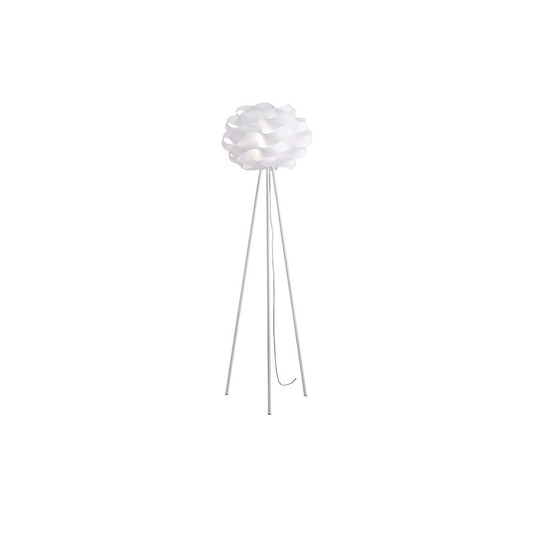 CLOUD Weiße Stativ-Stehleuchte, Durchmesser 50 x H160 cm