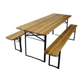 Brauerei-Set aus Holz und Metall cm. 220 x 80 x 76h