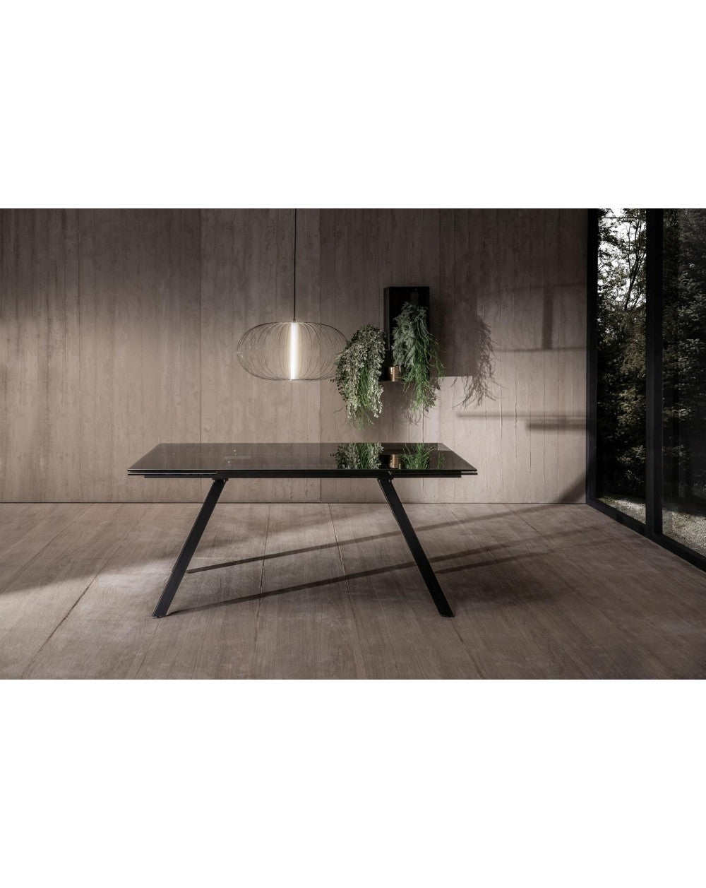 Ausziehbarer Tisch 160 – 240 x 90 cm – Smokey