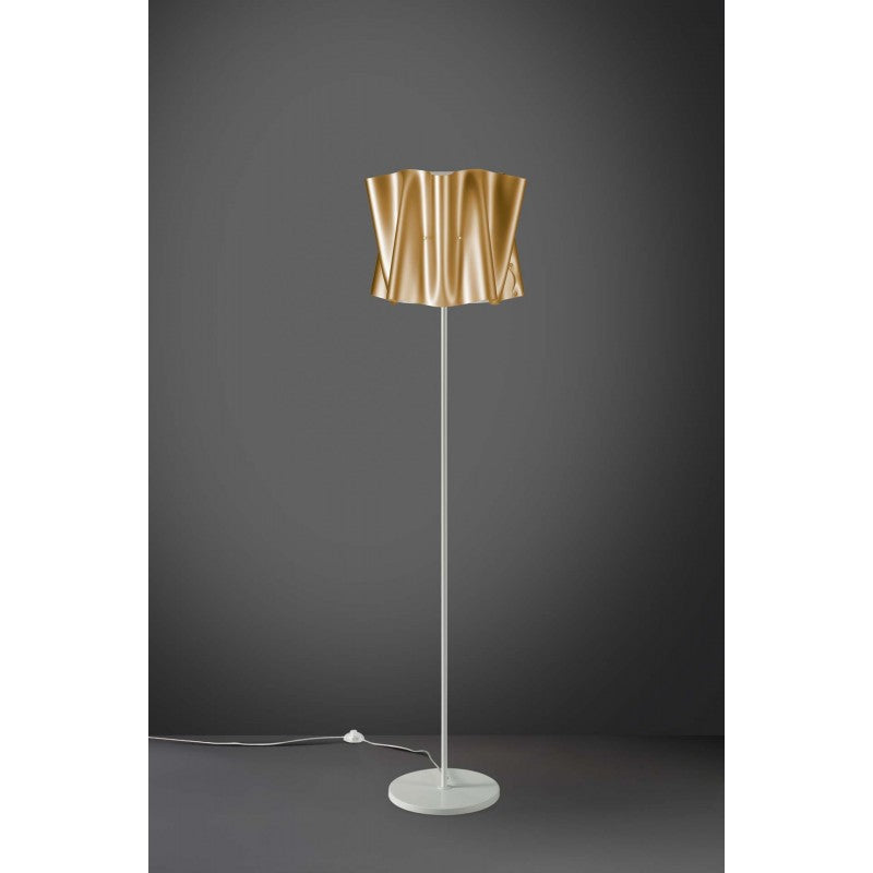 Grundplatte und Stiel aus Metall FOLIO Paralumen Oro Durchmesser 40x h164 cm