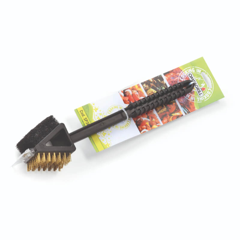 Ompagrill Doppelseitige Grillbürste 36 cm