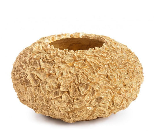 P.Lamè Bombenvase. Gold H26,5