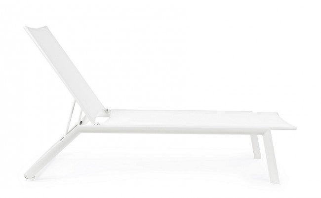 Cruise Aluminium Bett mit Rädern weiß