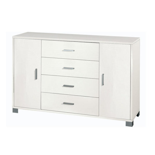 Make Zwei-ante-Fächer Bianco Cenere 136x41x h86 cm