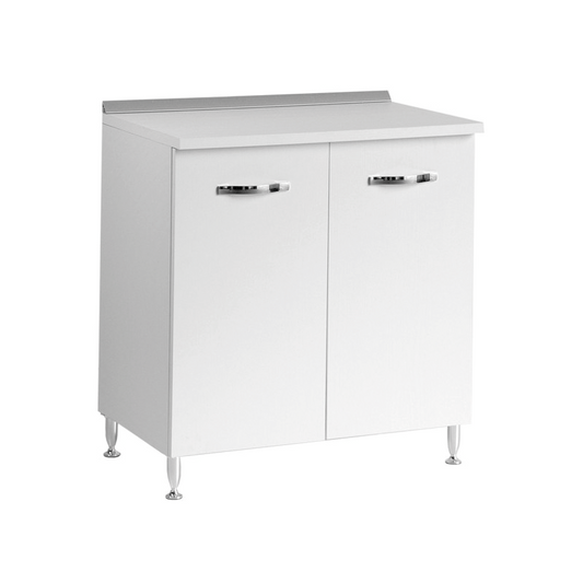 Basis für Küche Weiß Esche 2 Türen Cm 80x50xH 85
