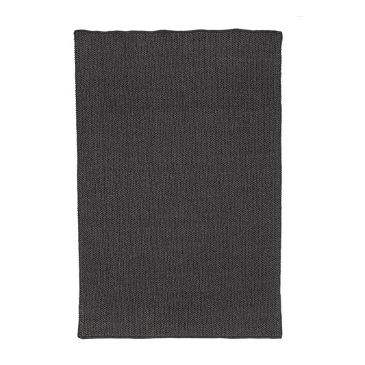 Grauer Outdoor-Teppich aus handgefertigter Kunstfaser 170x240