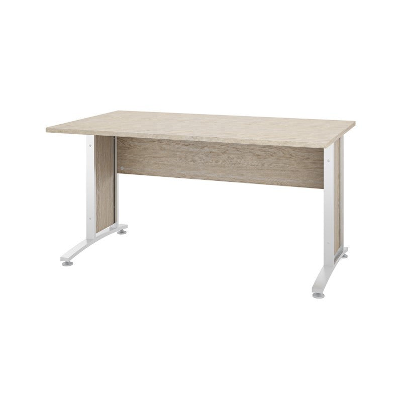 Schreibtisch Weißer Eichenfresser 150 x 80 x 74 h