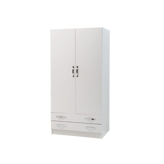 Schrank 2-ante-Schrank-Schubladen Frassinat Cm 91x52xH 210