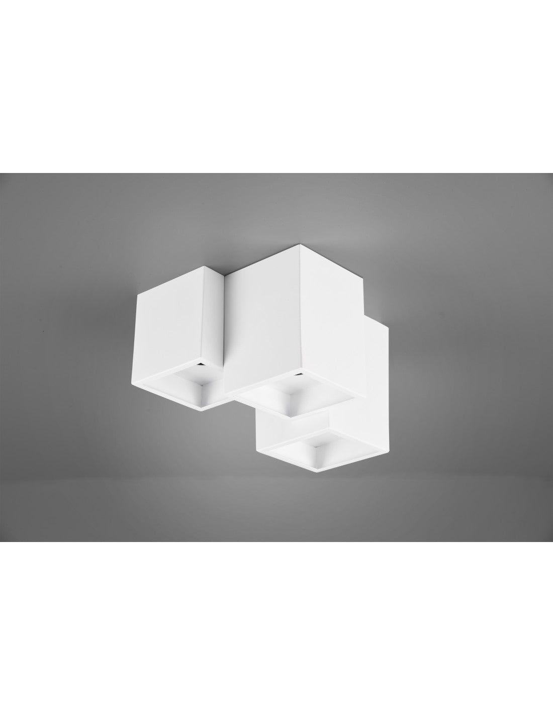 Deckenleuchte 3 Würfel GU10 Fernando Matt White Trio Lighting