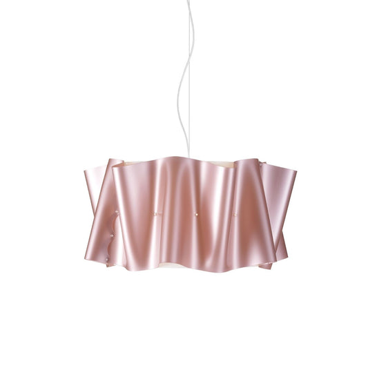 Pink Metal suspension in Metal Cromat Cm. 50 x 27h