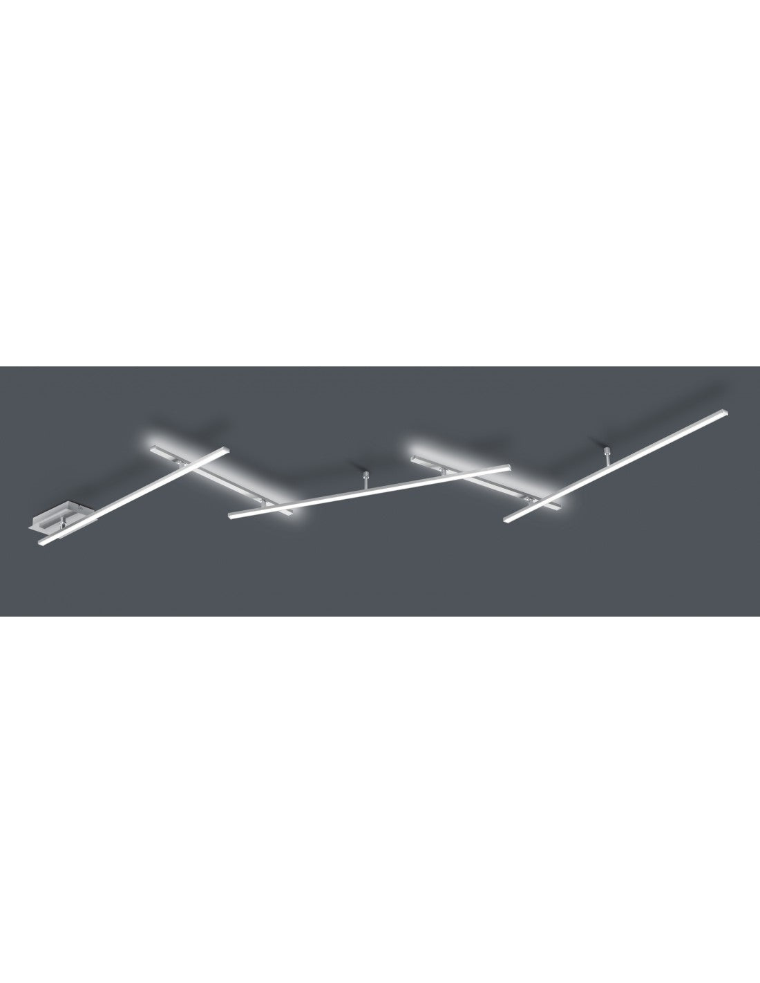Plafoniera-Applique Indira 5 Orientierbare Bacchetts mit Light-L245 cm-Light-Light-Light-Light-Light-Raten