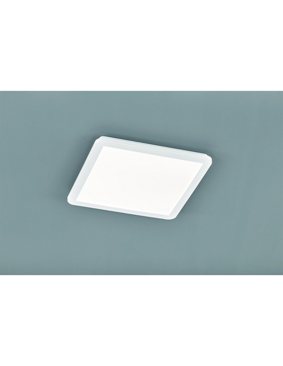 Plafoniera Quadrata Camillus LED Dimmerabile Bianco IP44 40x40 cm Trio Beleuchtung