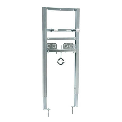 Halterung für Spülbecken zum Aufhängen an Gipskartonplatten und Mauerwerk