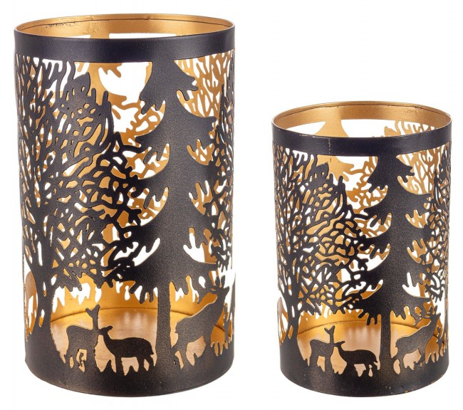 3x Set2 P.Candela Daya Cil Rentier Black