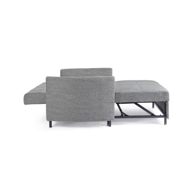 CLAYTON Zweisitzer-Schlafsofa Grau 166x88x H84 cm