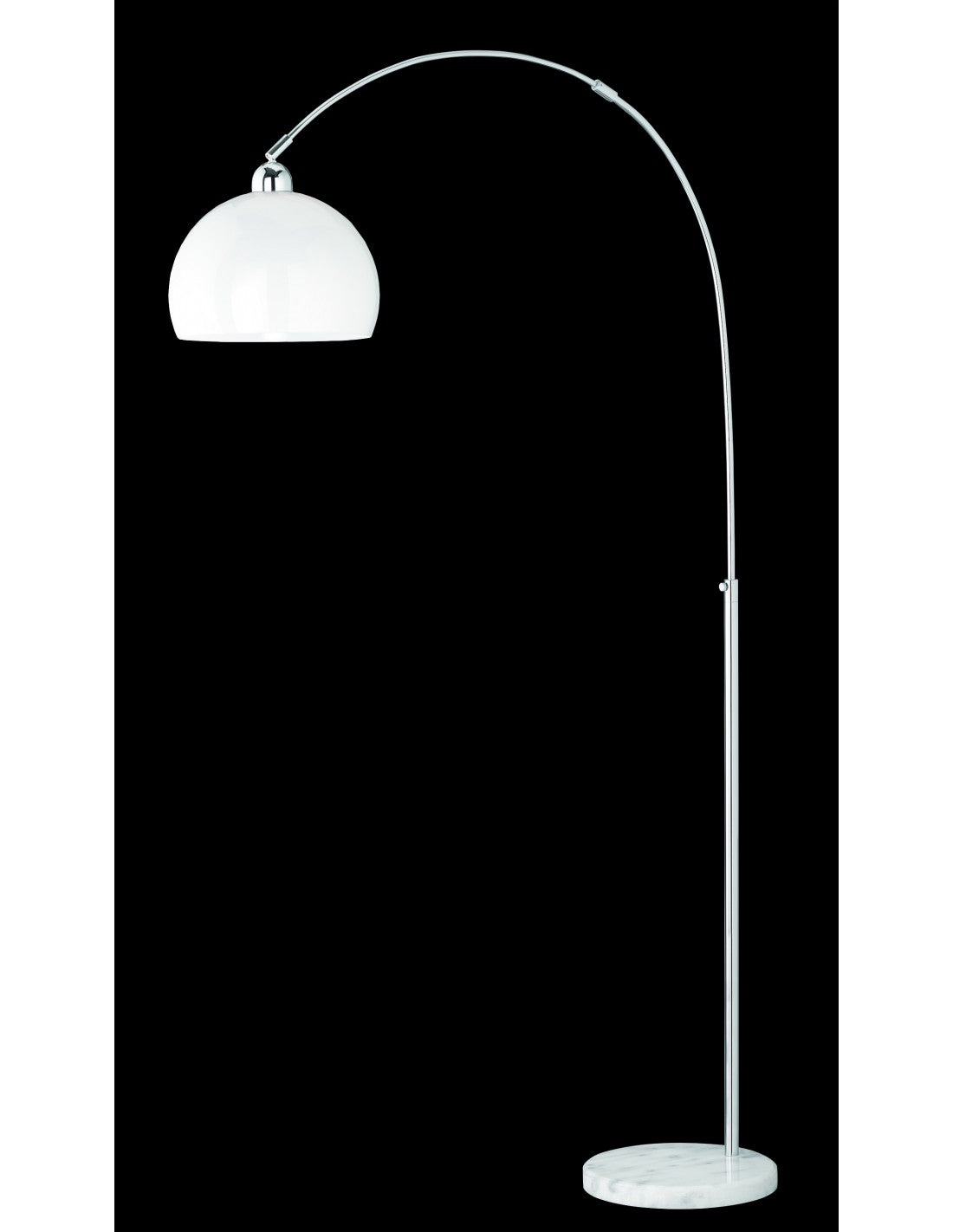 Gewölbte Stehleuchte 1xE27 Junior II Cromo Trio Lighting