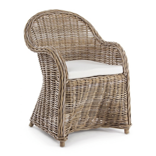 Poltrona Martin New Natural mit Kissen