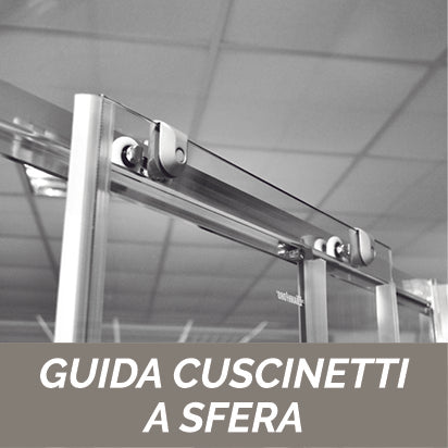 Schiebeduschnische mit 2 Glastüren – Essential Line