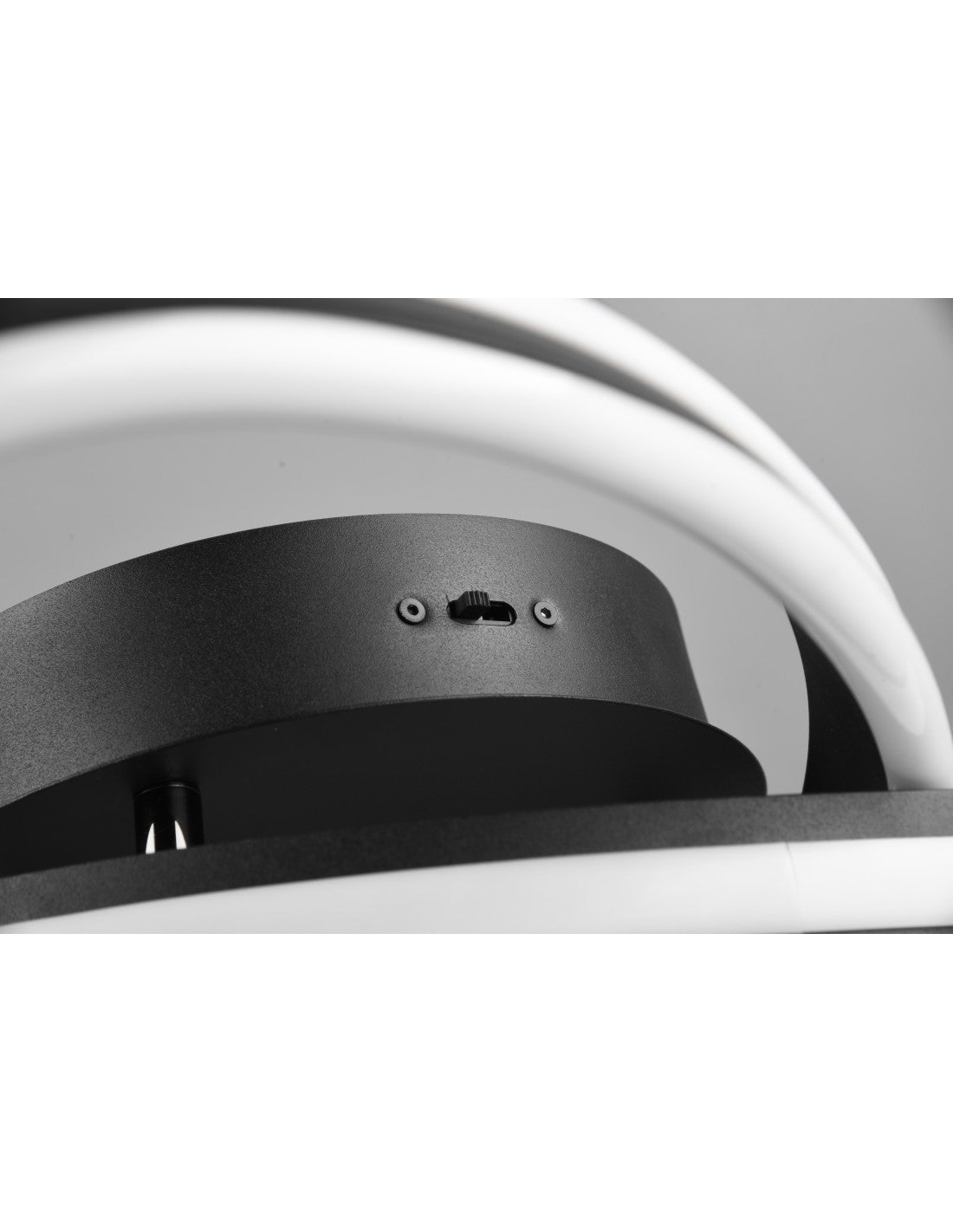 Plafoniera Ultramoderna Yara Nero Led Dimmer Trio Lighting