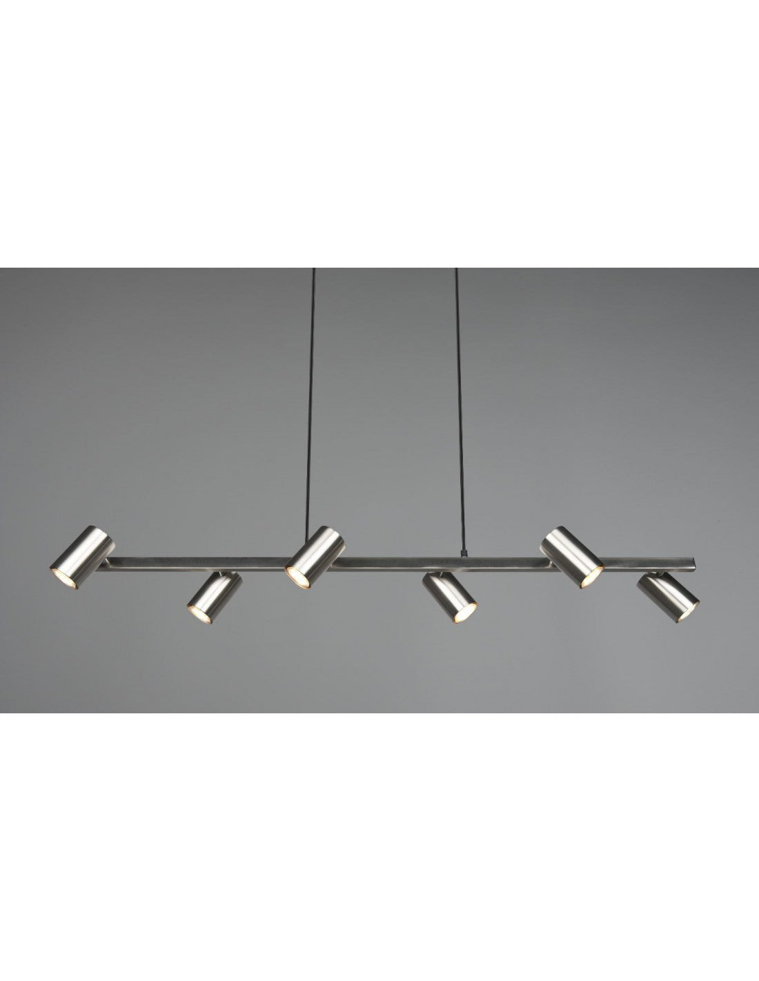 Kronleuchter 6 verstellbare GU10-Strahler Marley Nichel Trio Lighting