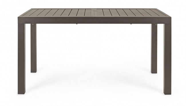 Ausziehbarer Aluminium Außentisch Caffè HILDE YK14 140-210x77x h75 cm