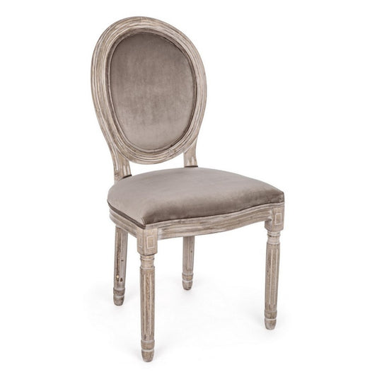 2x Sedia Tortora in Eichenholz mit klassischer Darstellung