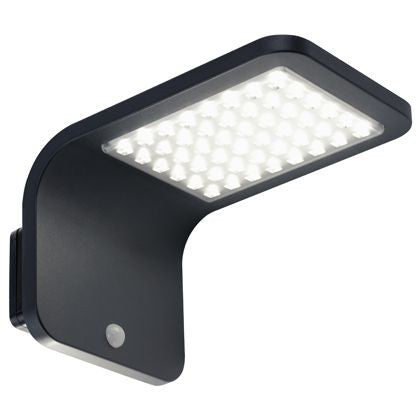Solar-Wandleuchte 3W LED 4000K schwarze Straßenlinie