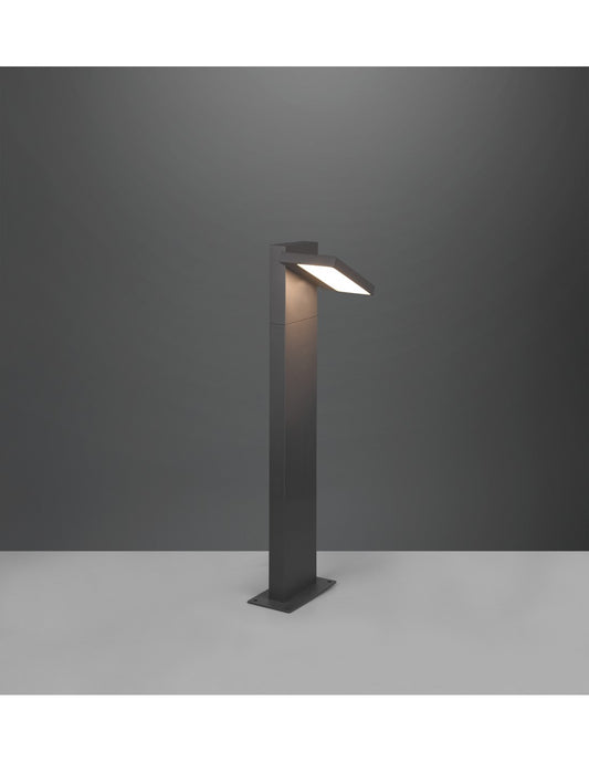 Outdoor Led Pole Aluminium Anthrazit Horton IP54 Trio Beleuchtung