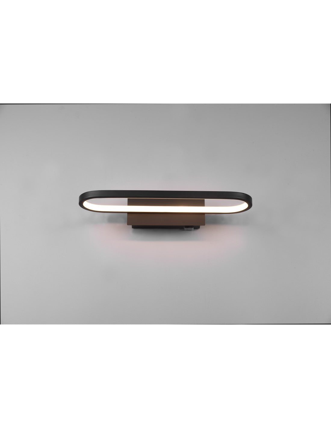 Moderne LED-Badezimmer-Wandleuchte Gianni Schwarz IP44 Trio Lighting