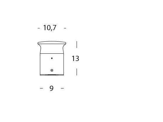 Applikation 9W LED 4000K kep Kaffeelinie
