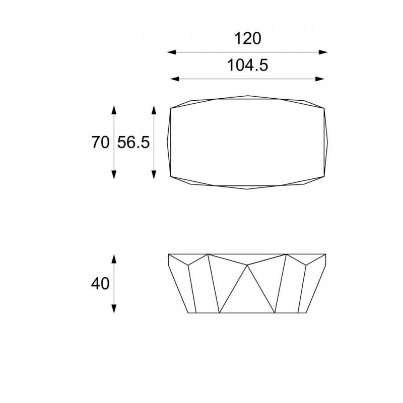 Moderner Couchtisch aus beigem Fossilstein, 120 x 70 x H 40 cm