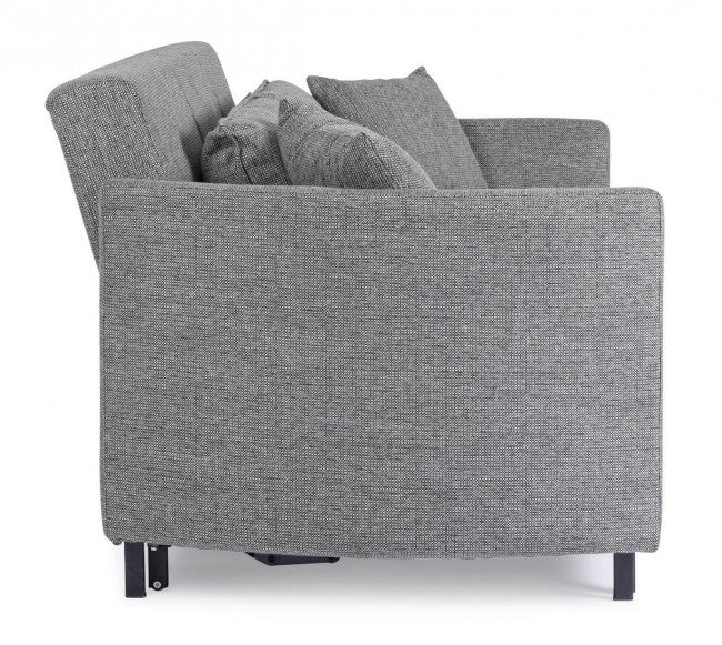 CLAYTON Zweisitzer-Schlafsofa Grau 166x88x H84 cm