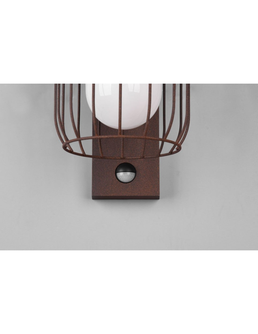 Rostkäfig-Applikation 1xE27 Tuela IP44 Bewegungssensor Trio-Beleuchtung