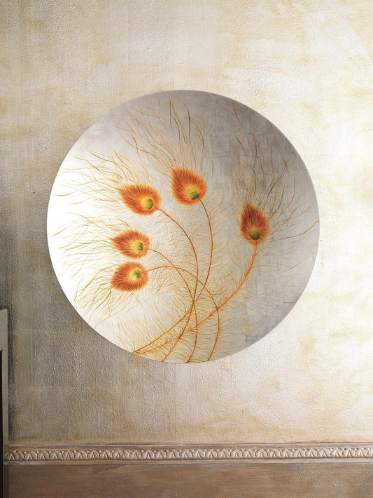 Weiße Dekorationsplatte 65x65x1 cm