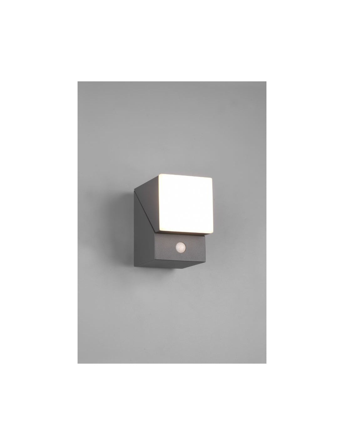 Avon verstellbare LED-Applikation Anthrazit Aluminium IP54 Bewegungssensor Trio-Beleuchtung