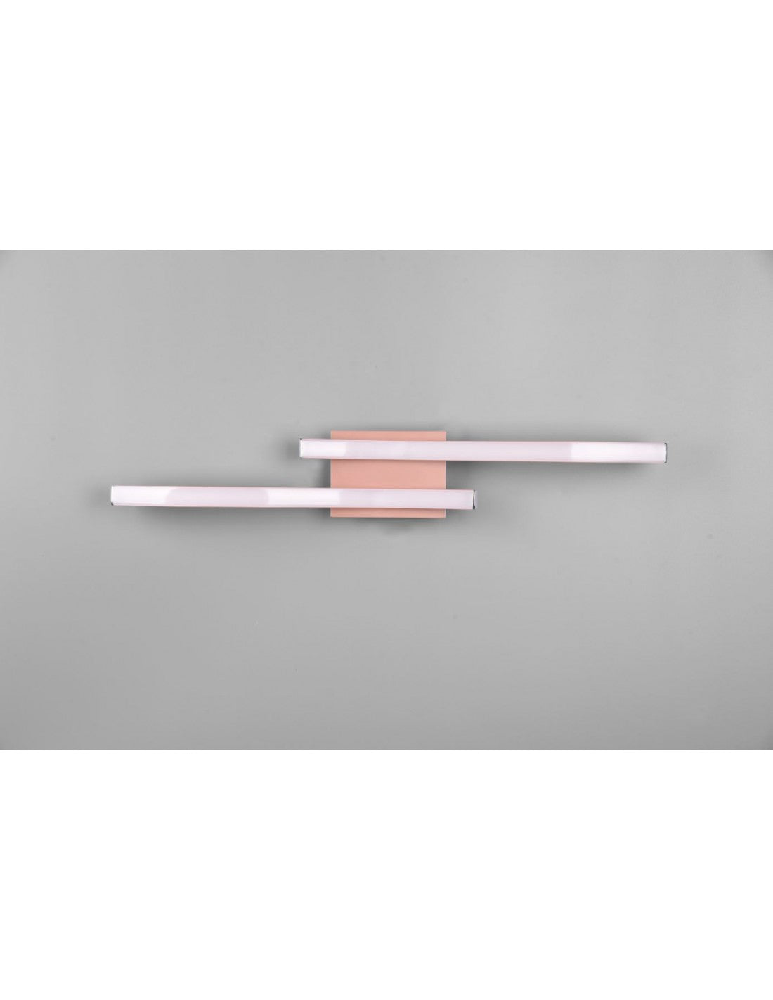 Deckenleuchte Design Doppelstab LED 4000k Route Rose Gold Trio Lighting