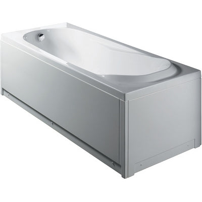 Rechteckige Badewanne ohne Hydromassage mit Paneelen Mod. Milo