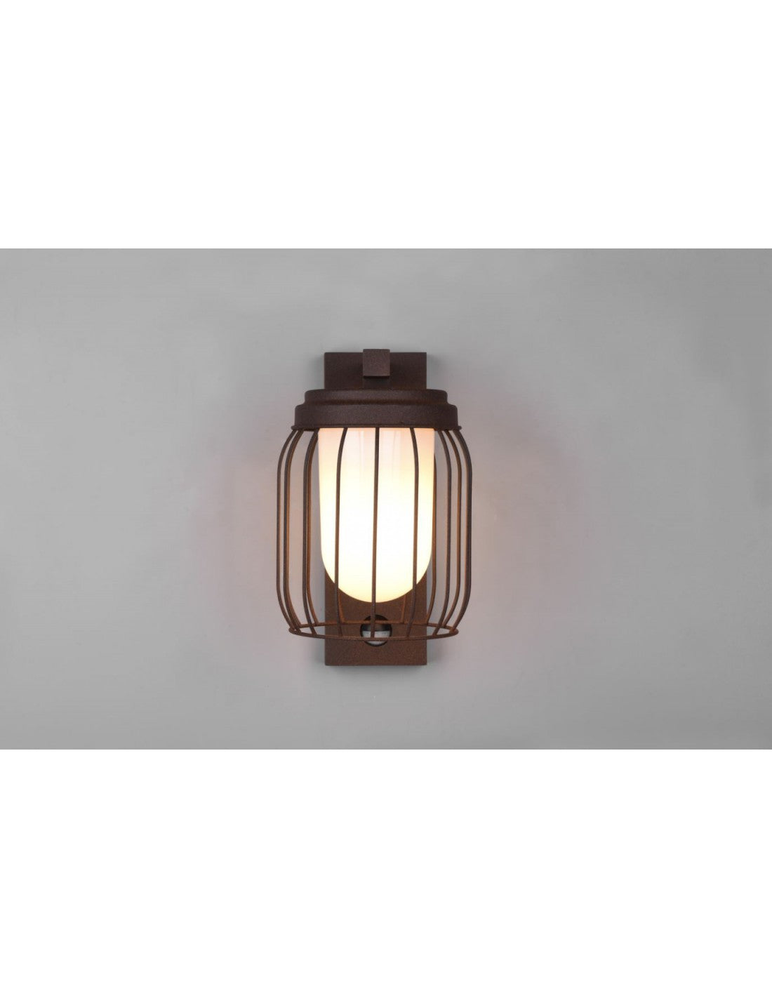 Rostkäfig-Applikation 1xE27 Tuela IP44 Bewegungssensor Trio-Beleuchtung