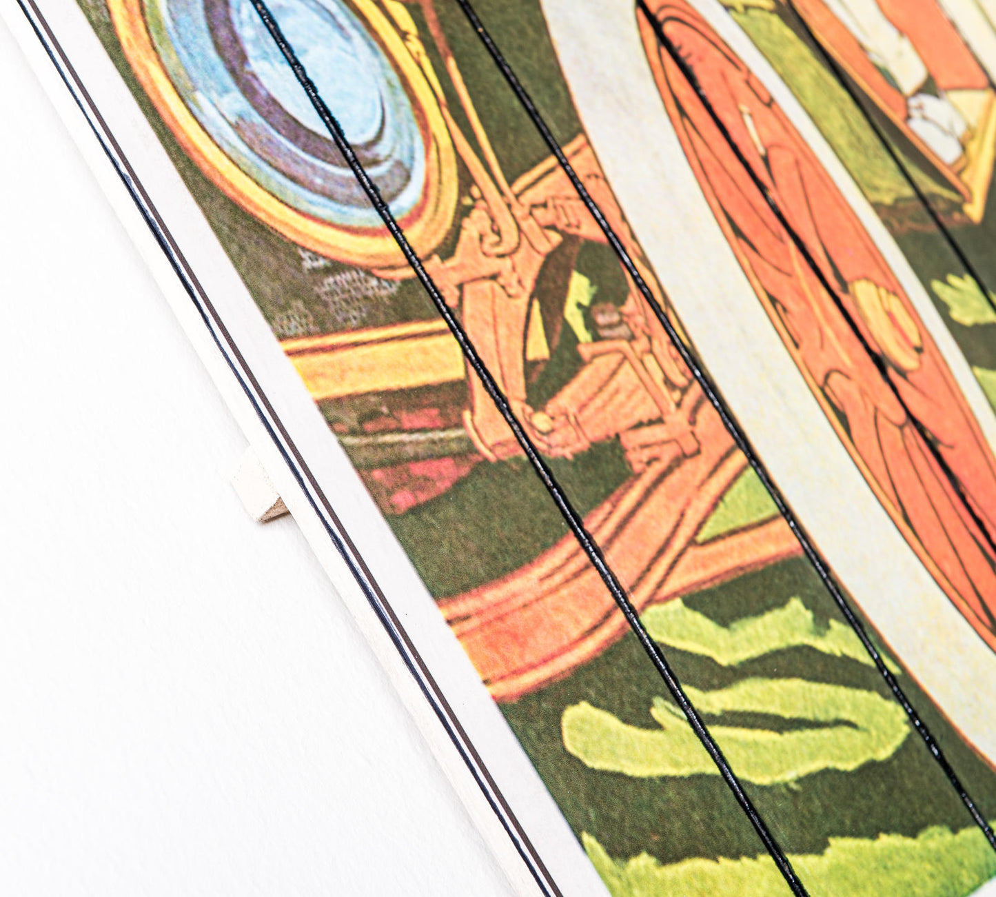 Bedrucken von Holz mit mehreren Lichtern 60x100 cm