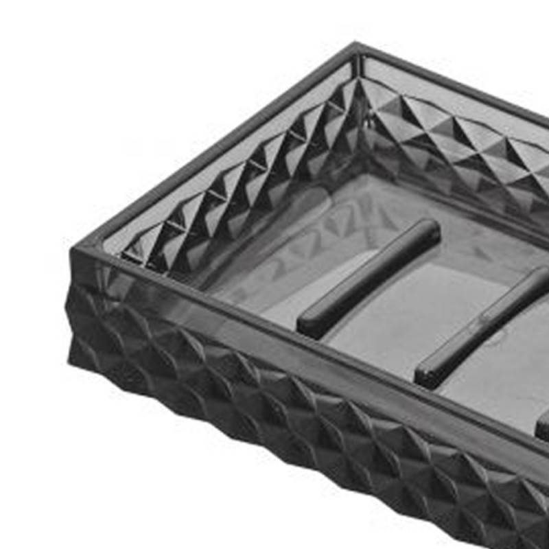 Schwarzer Seifenhalter Milan | Hydroklik