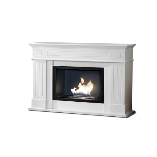 Biocamindesign von weißem Bioethanol-Boden, 102 x 37 x h 110