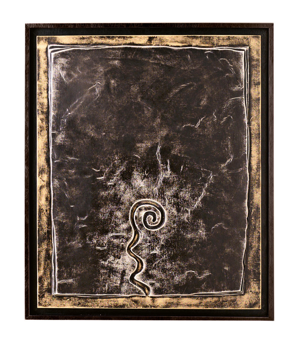 Öl auf mehrfarbiger Leinwand und Holzrahmen 100x120 cm