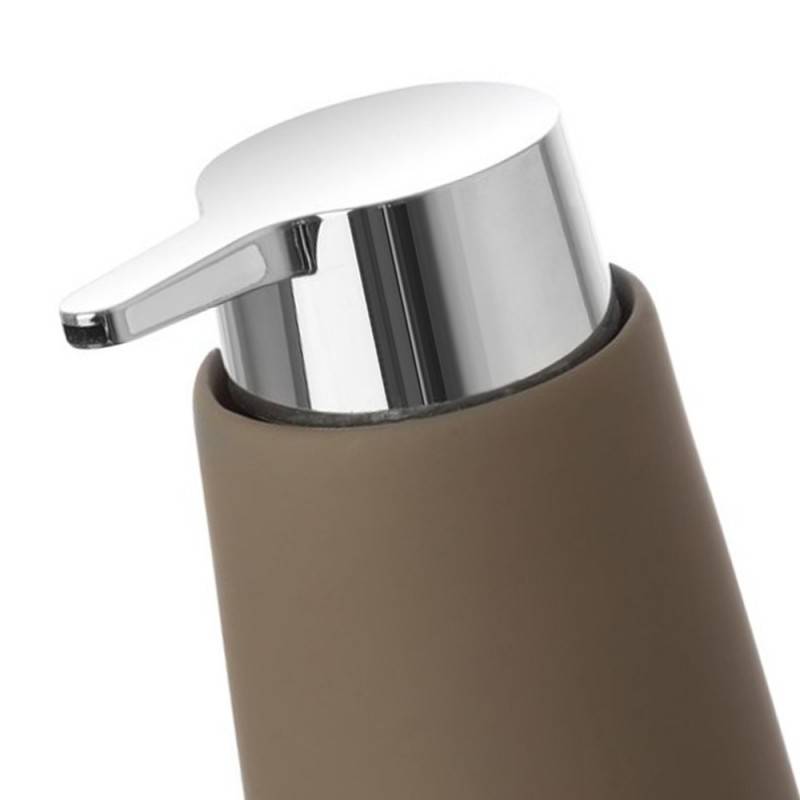 Eleganter Seifenspender aus der Sidney-Serie in Taubengrau.