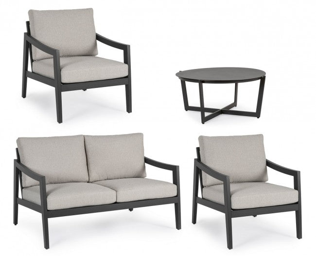 Set4 Salotto C-C Sirenus Anthrazit Yk13