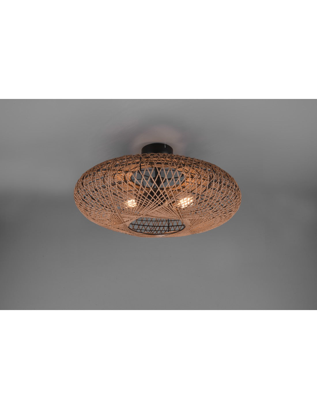 Hedda Trio Lighting Deckenlampenschirm aus Naturfaser