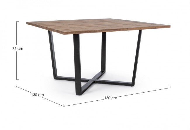 Anthrazit Helsinki-Voller 130x130 cm
