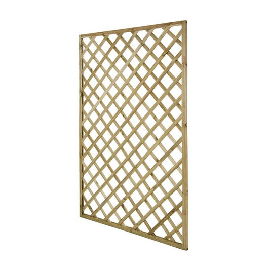 Rechteckiger Grill aus imprägniertem Holz 120x180