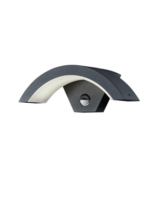 Außenwandleuchte Ohio Led IP54 Anthrazit mit Bewegungssensor Trio Lighting